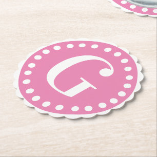 Tee-Party Frilly Girly Pink und White Untersetzer