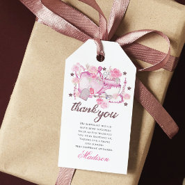 Tee-Party-Glitzer Personalisiert Geschenkanhänger