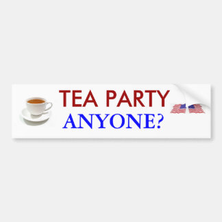 Tee-Party jedermann? Autoaufkleber