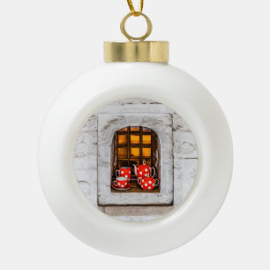Tee Party Keramik Kugel-Ornament