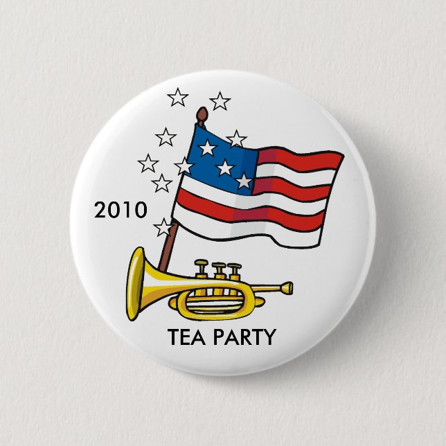 TEE-PARTY-KNOPF BUTTON (Vorderseite)