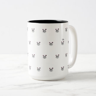 TEE-PARTY MIT PANDA ZWEIFARBIGE TASSE