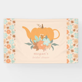 Tee Party Pumpkin Brautparty Banner