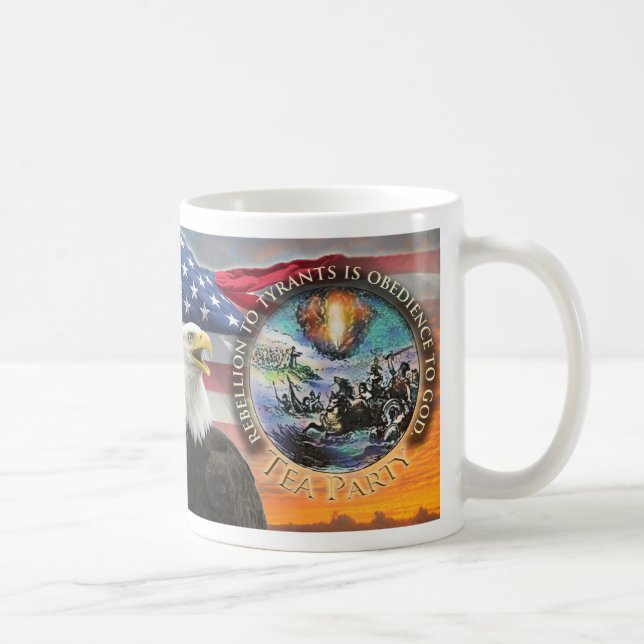 Tee-Party-Tasse Sarahs Palin Kaffeetasse (Rechts)