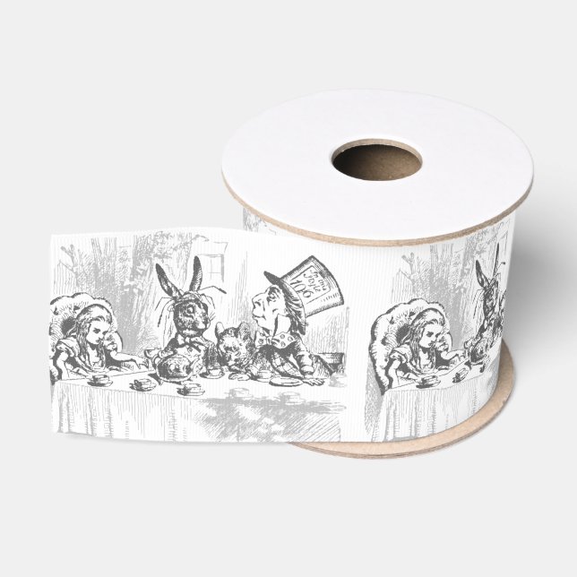 Tee Party Vintage Alice im Wunderland Ribbon Ripsband (Spule)