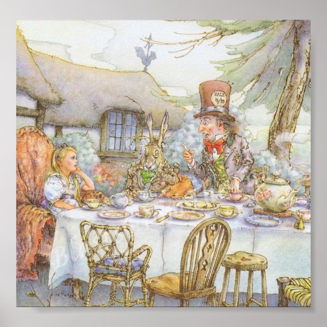 Tee-Party-Zeit Poster (Vorne)