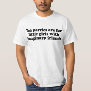 Tee-Partys sind für kleine Mädchen T-Shirt