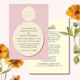 Tee Pink Rose Gold Ein perfektes Wochenende in Lug Folieneinladung