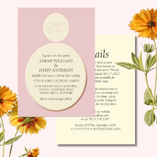 Tee Pink Rose Gold Ein perfektes Wochenende in Lug Folieneinladung