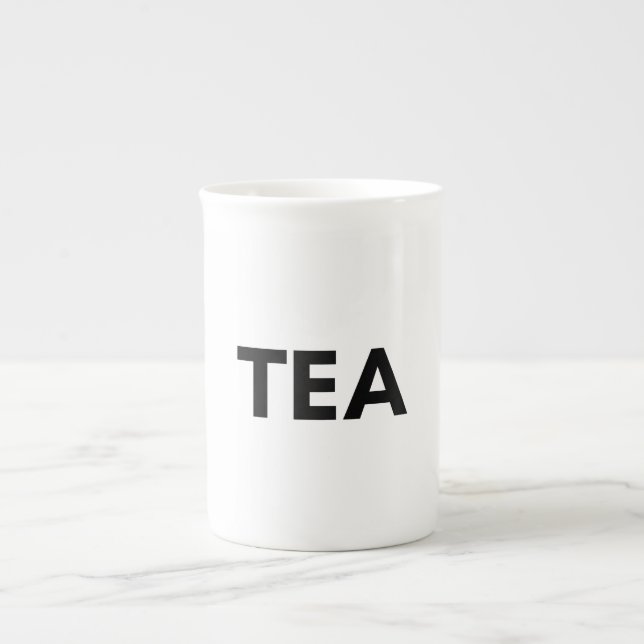 Tee Prozellantasse (Vorderseite)