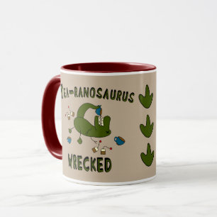 Tee-ranosaurus ruiniert tasse