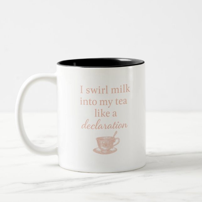 Tee-Rebell Zweifarbige Tasse (Links)