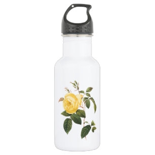 Tee-Rose (Rosa indica) von Redouté Edelstahlflasche