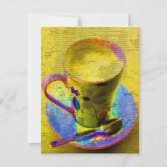 Tee-Schalen-Einladung Einladung (Vorderseite)