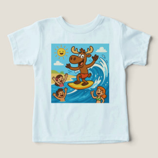 Tee-shirt de plage Moose–Action-Packed pour enfant