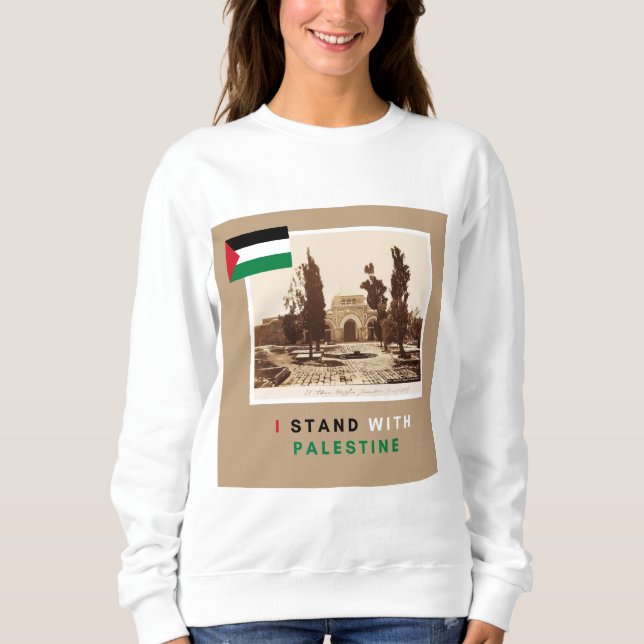 Tee shirt "I Stand With Palestine" (Vorderseite)
