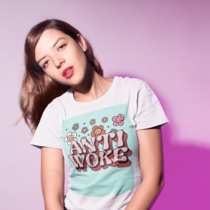 TEE - SHIRTS DE STYLE RÉTRO DE T-SHIRTS ANTI-WOKE