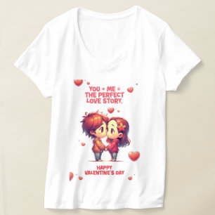 Tee - shirts graphiques V-Neck femmes, T-shirt imp