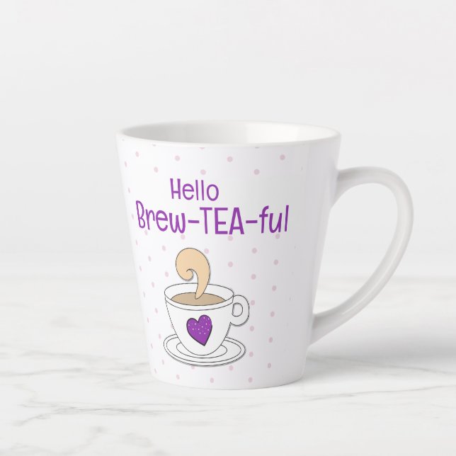 Tee-Spaß-Punts Kaffeepause Liebhaber Milchtasse (Rechts)