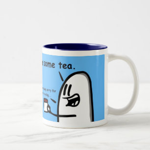 Tee-Tasse 2 Zweifarbige Tasse