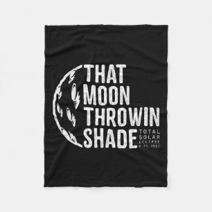 Tee Totale Sonnenfinsternis 2017 Mond Fleecedecke