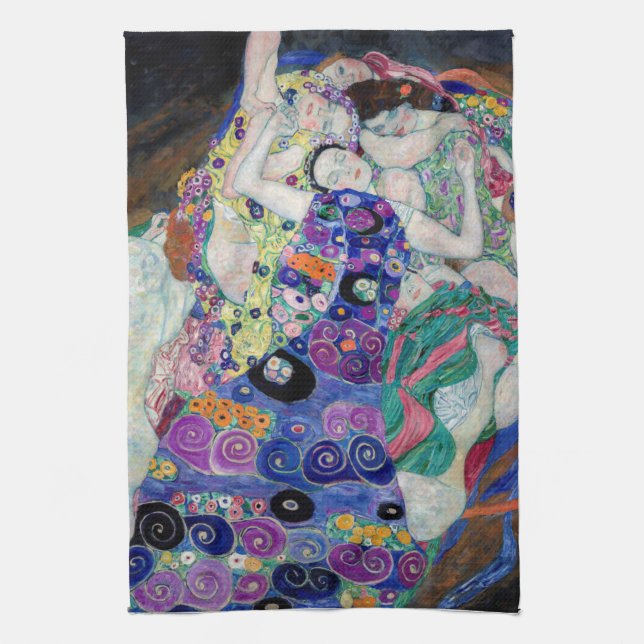 TEE-TOWEL: GUSTAV KLIMT: DIE JUNGFRAU GESCHIRRTUCH (Vertikal)
