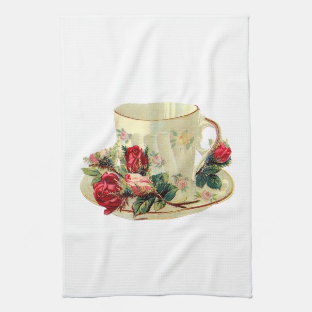 TEE-TOWEL: TEACUP GESCHIRRTUCH (Vertikal)