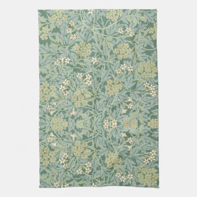 TEE-TOWEL: WILLIAM MORRIS:JASMINE GESCHIRRTUCH (Vertikal)