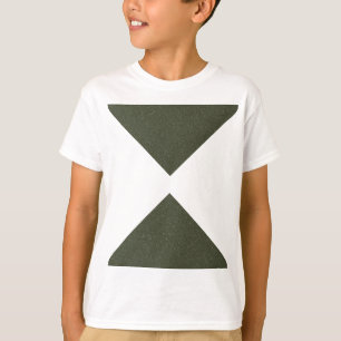 Tee triangle en verre vert de mousse - T-shirt