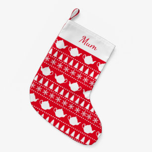 Tee-Trinker-Festiv-Schrecklicher-Pulli-Rot Kleiner Weihnachtsstrumpf