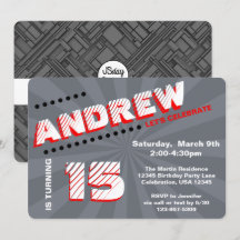 Tee/Tween Graffiti Wall Birthday Boy Party