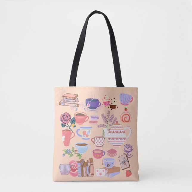 Tee und Bücher Tasche (Vorderseite)