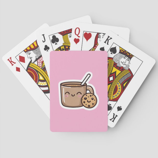 Tee und Keks  Spielkarten (Rückseite)