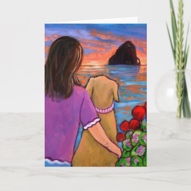 Tee und Schwestern Karte (Vorderseite)