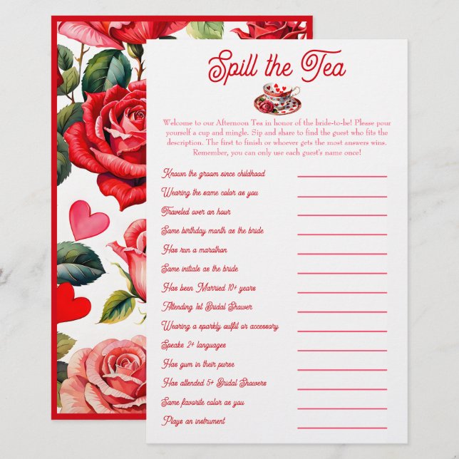 Tee verteilen: Brautparty Mix and Mingle (Vorne/Hinten)