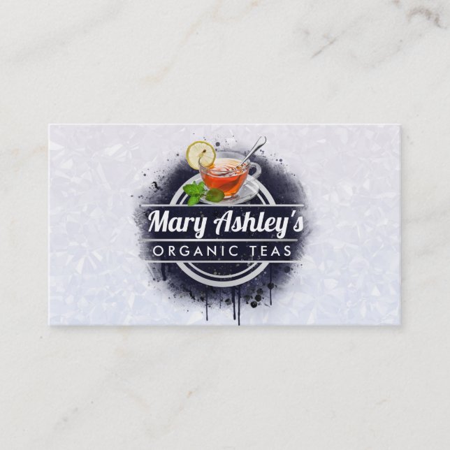 Tee-Visitenkarten Visitenkarte (Vorderseite)
