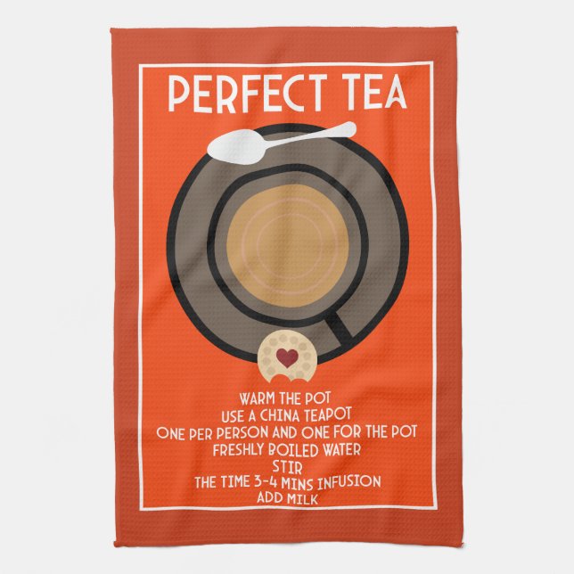 Tee-Wandkunst Poster Druck Geschirrtuch (Vertikal)