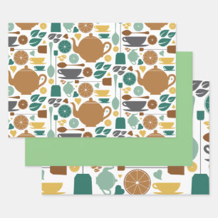 Tee-Wrapping-Papier Geschenkpapier Set