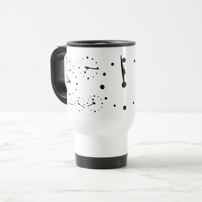 Tee-Zeit-Ticken Tock Tasse (Vorderseite Links)