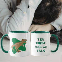 Tee zuerst, dann sprechen wir über den T-Rex