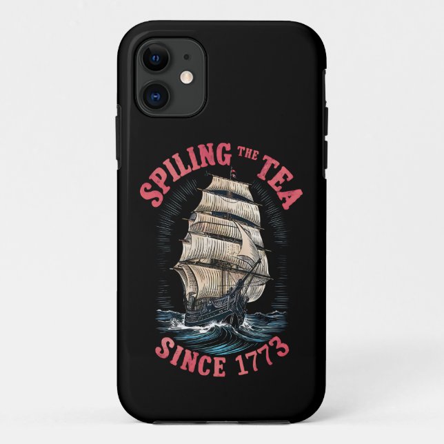 Teeausbreitung Seit 1773 4. Juli Case-Mate iPhone Hülle (Rückseite)