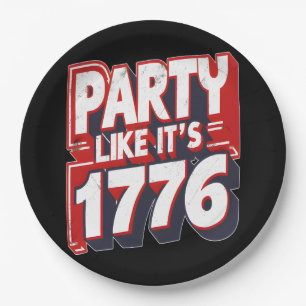 Teeausbreitung seit 1773 Die sonnige amerikanische Pappteller