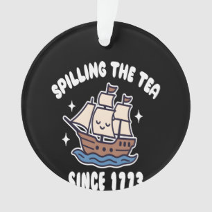 Teeausbreitung seit 1773 - Funny History Pun Ornament