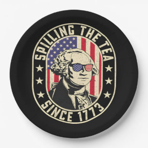 Teeausbreitung seit 1773 - George Washington Pappteller