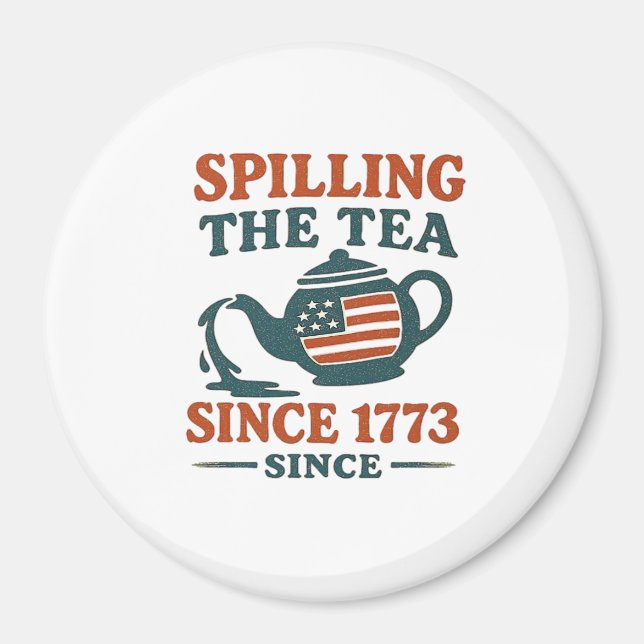 Teeausbreitung seit 1773 klassisch magnet (Vorne)