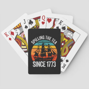 Teeausbreitung seit 1773 spielkarten