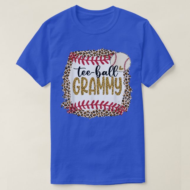 Teeball Grammy, Leopard Teeball Grammy für Softwar T-Shirt (Design vorne)