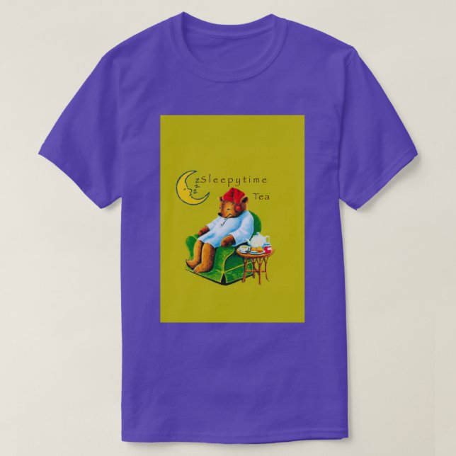 Teebär zum Schlafengehen T-Shirt (Design vorne)