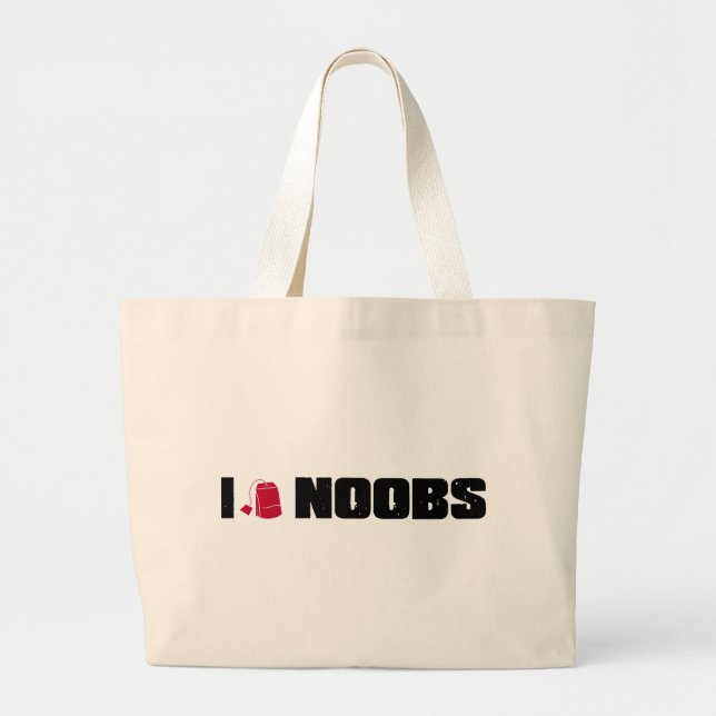 (Teebeutel) noobs I Jumbo Stoffbeutel (Vorne)