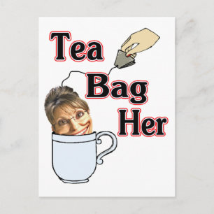 Teebeutel Postkarte